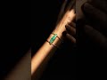 Emerald Icon: 10 Microns of Pure Gold &amp; Genuine Stones ✨ #shorts