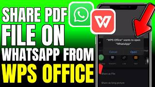 How To Share Pdf File On Whatsapp From Wps Office 2026