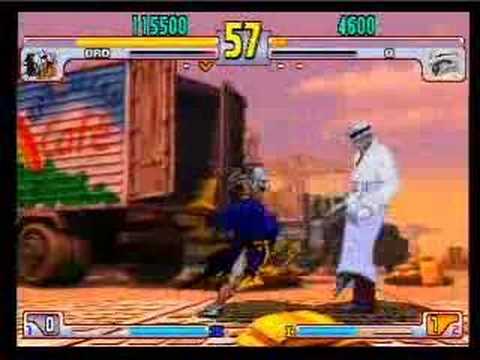 SFIII: 3rd Strike - Oro [Dirty♪] vs Q [??] & Ibuki [??]