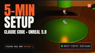 Connect Claude Code to Unreal Engine 5.8 in 5 Minutes (Unreal MCP Server)