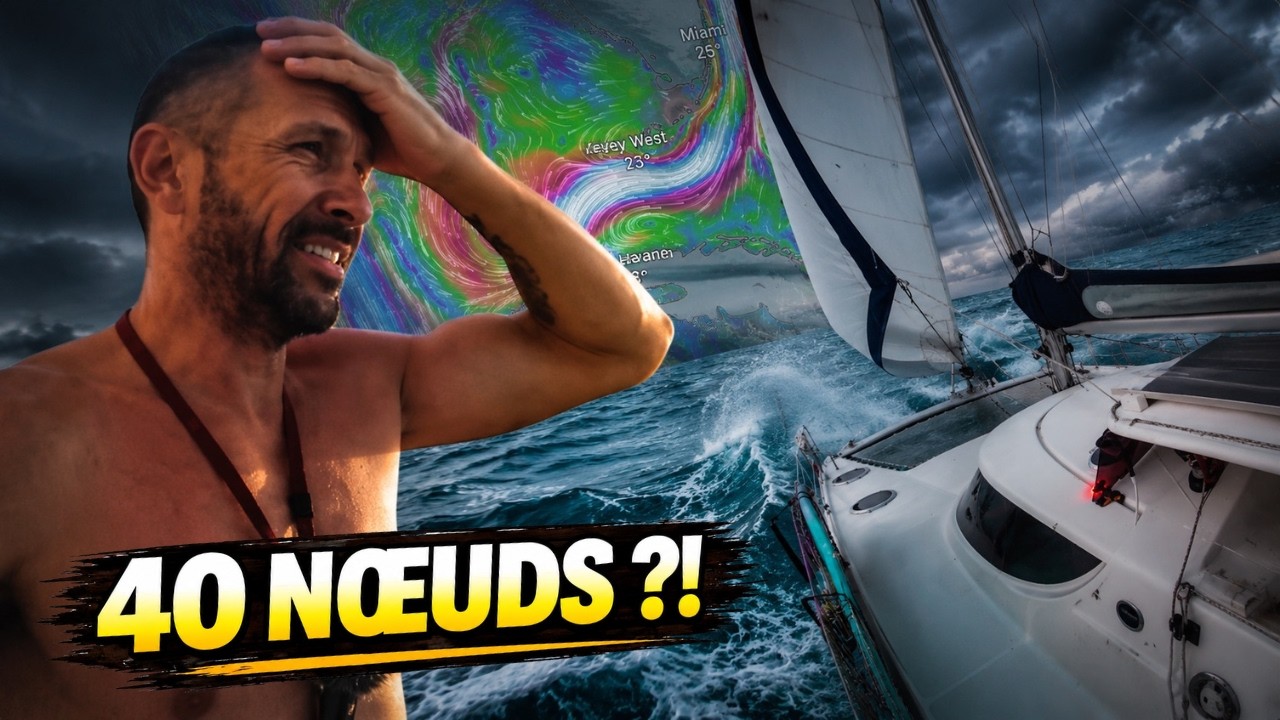 ⁣Gulf Stream, front froid à 40 nœuds et entrée serrée dans les récifs : on arrive enfin au Belize