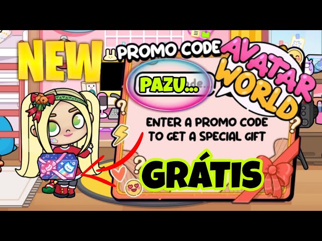 promo code no avatar world #segredosavatarworld #foryoupage #atualizac