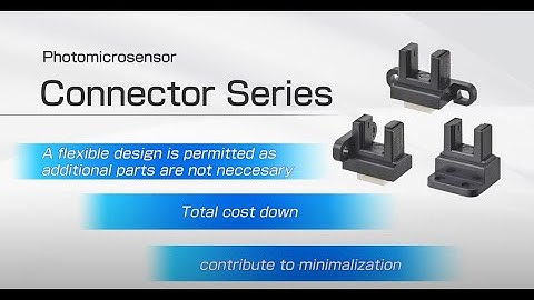 OMRON Photomicrosensors | Small Screw Mounting Connector Series