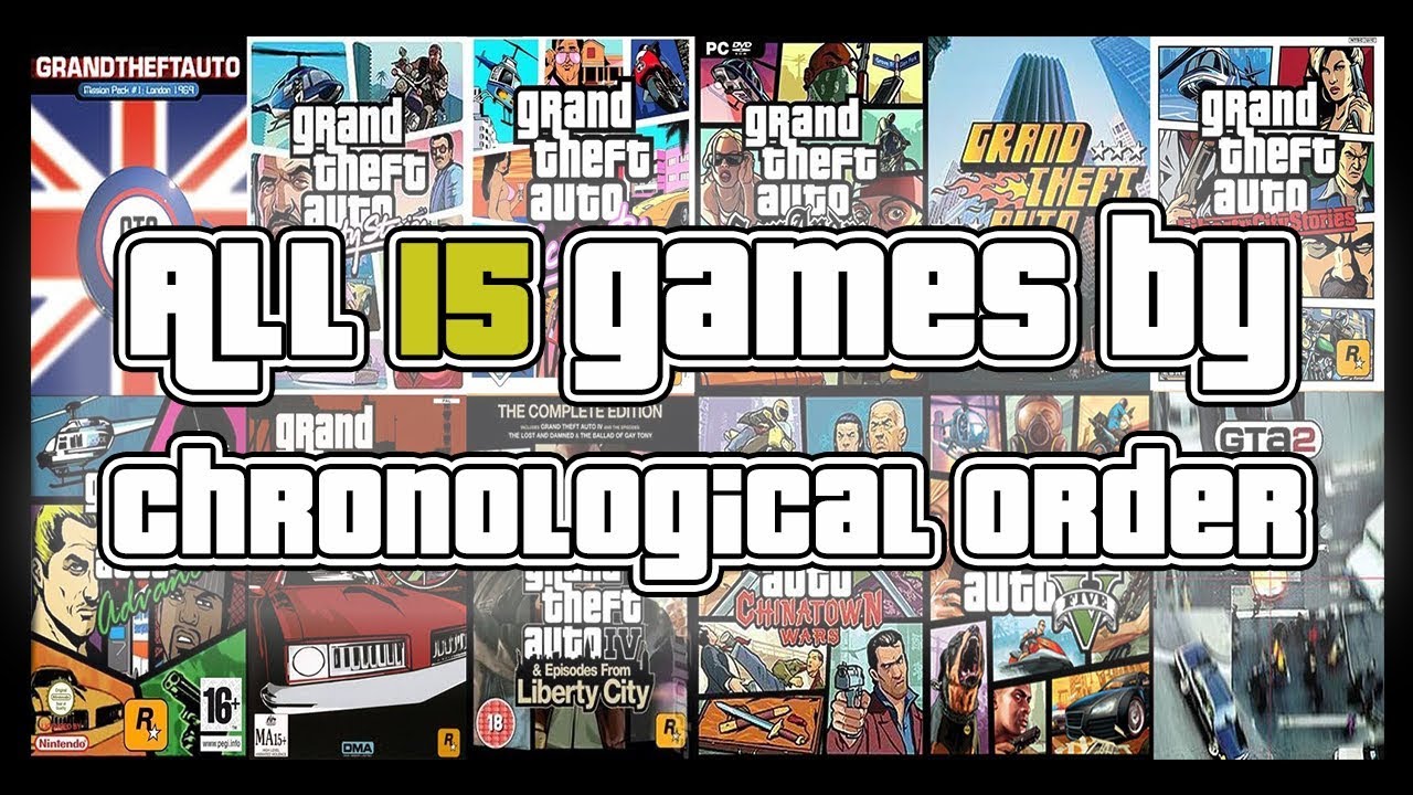 ALL 15 GTA games by CHRONOLOGICAL ORDER (1961-2013)