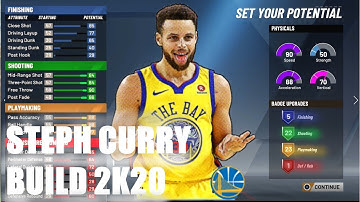 How to Make STEPH CURRY Type Build (NBA 2K20)
