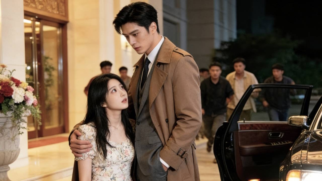 تحت معطف المدير التنفيذي، اختبأت من الخطر—وهناك بدأت قصة حبهما! ✨