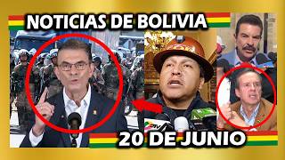 NOTICIAS DE BOLIVIA DE HOY 20 DE JUNIO, NOTICIAS DE BOLIVIA 20 DE JUNIO, NOTICIAS BOLIVIA
