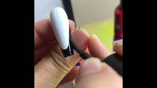 Nail Art- French Manicure (Deep Smile)