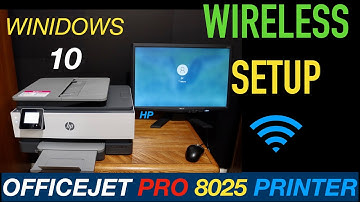 HP OfficeJet Pro 8025 SetUp Windows 10 Laptop, PC or Computer.
