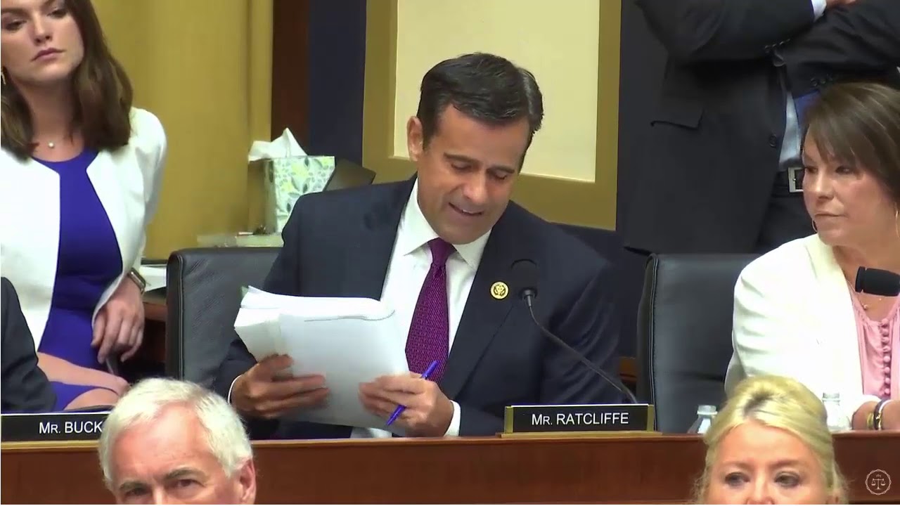 president donald trump orlando Rep John Ratcliffe DESTROYS Robert Mueller 7/24/19