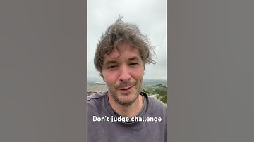Don’t judge challenge. How long can you be without judging? Not judging others, yourself etc #judge