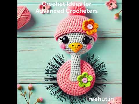 Crochet Ostrich Applique Ideas