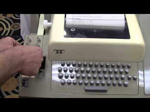 Teletype Model 33 ASR loaded software from a Decitek and Altair 680 at VCF/ECCC Expo
