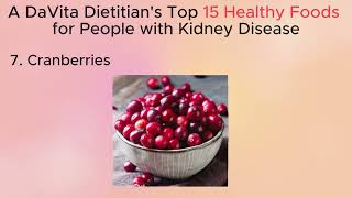 𝐏𝐚𝐫𝐭18 | Top 15 Healthy Foods For People With Kidney Disease