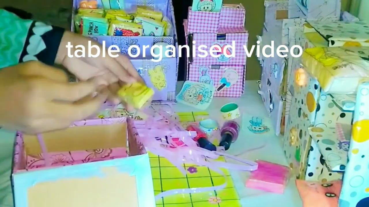Table organised video