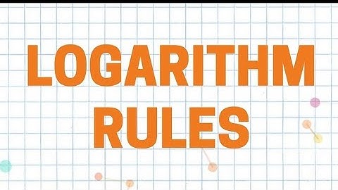 "basic concept of logarithms" part 7, by Asif ali
