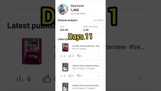 days 11 | YouTube challenge youtubeseo youtubetips youtubeshorts firstvlog shortvideo