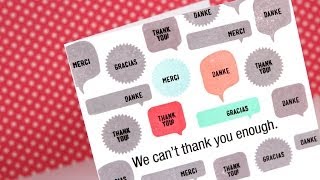 Simple & Easy From Us Thank You Card