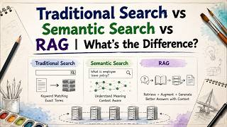Traditional Search vs Semantic Search vs RAG | What's the Difference