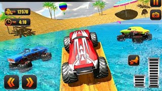 Monster Truck Water Surfing 3D - Monster Truck Racing Games - Android Gameplay screenshot 3