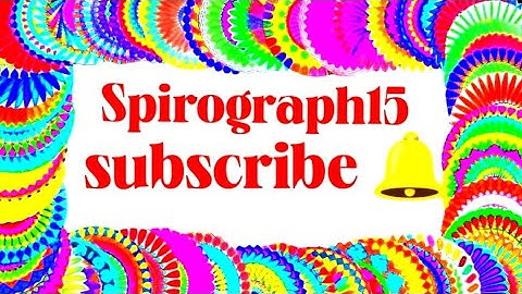 Spirograph ArtSpirograph CreationsSpirograph DesignsSpirograph Geometry‎@spirograph15 