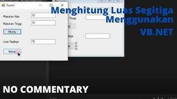 Menghitung Luas Segitiga Menggunakan Visual Studio .NET (NO COMMENTARY)