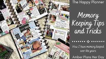 Memory Keeping Tips and Tricks | The Happy Planner