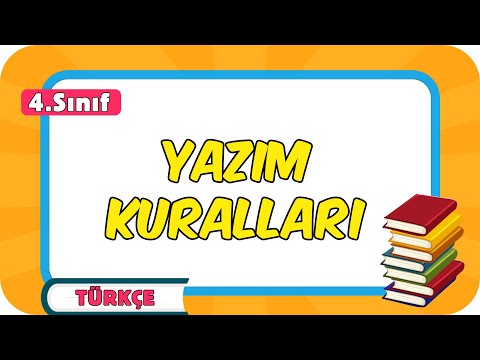 Yazım Kuralları 📙 4.Sınıf Türkçe #2024