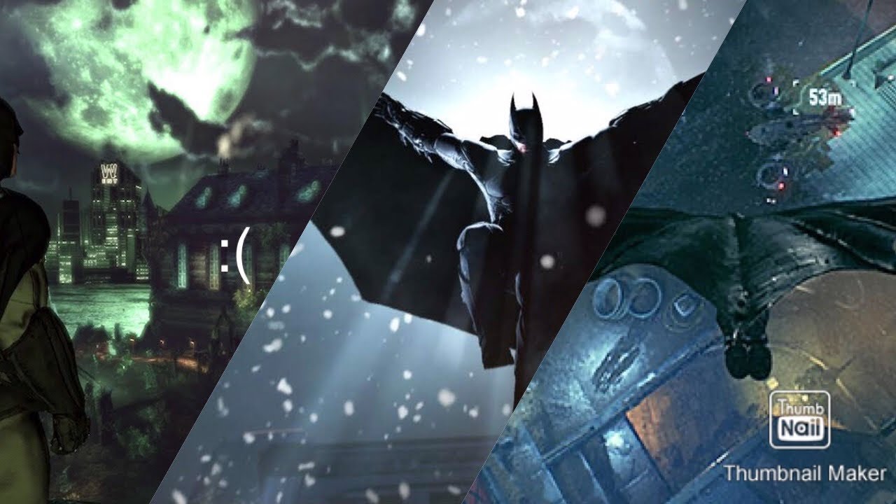 Evolution Of Dive Bomb in Batman Arkham Asylum, City, Origins & Knight