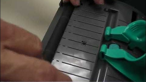 How to Replace Platen Roller on Zebra GK420T Label Printer