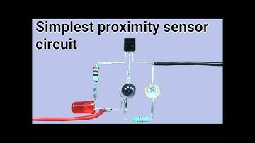 Proximity sensor circuit using only (1)  BC547 Transistor  [Very Easy]
