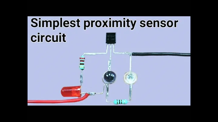 Proximity sensor circuit using only (1)  BC547 Transistor  [Very Easy]