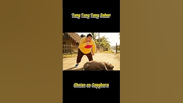 Brainrot Tung Tung Tung Sahur vs Chaien xử lý Capybara
