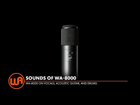 The sounds of the WA-8000 // Hear it on rap & female vocals, guitar, drums