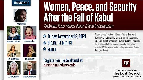 Women, Peace, and Security after the Fall of Kabul