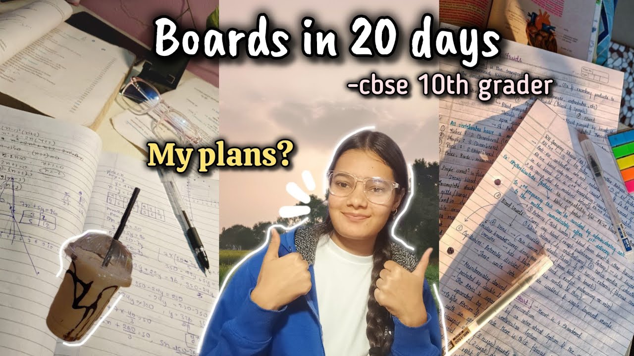 My plan for boards as a CBSE 10th grader😶‍🌫️| Productive study vlog 🦦 ...