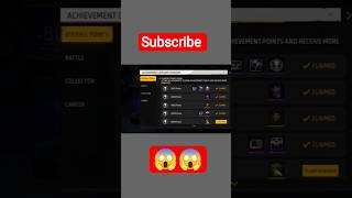FREE Emote Claim Kiya in free fire achivement emote mil gaya 🔥 |  😍 #freefire #shorts #sehar