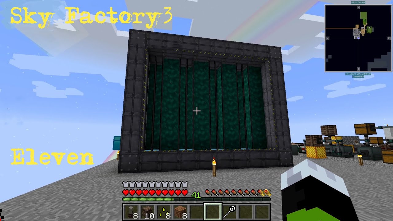 Let's Play Minecraft - Sky Factory 3: Part 11 - Making Cloches - YouTube