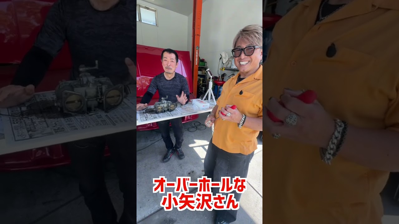RX7につきっきりな小矢沢さん #旧車