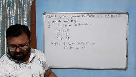 Class 4 Chapter 5 Multiples and Factors with HCF and LCM/ Q.F/ Exercise 5.1/ ncert