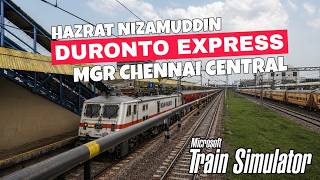 🔴 Live | 12270 HAZRAT NIZAMUDDIN - MGR CHENNAI CENTRAL | DURONTO EXPRESS | #msts | BigWheel Sim
