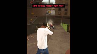 HOW DID CJ KILL FREDDY VERY FAST