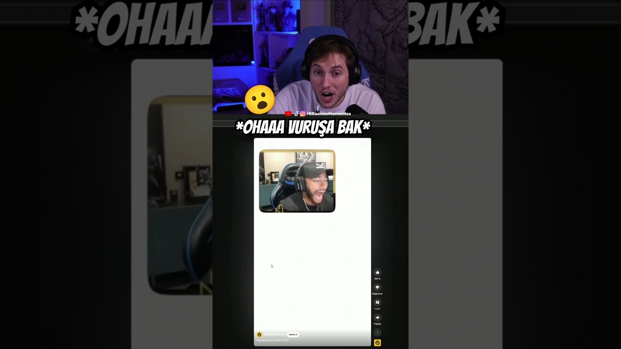 RRAENEE NEYMAR CSGO VURUŞ İZLİYOR! (NASIL VURDU ONU?) 