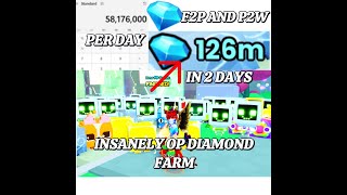 INSANELY OP DIAMOND FARM GET UP TO 60 MILLION DIAMONDS A DAY!!
