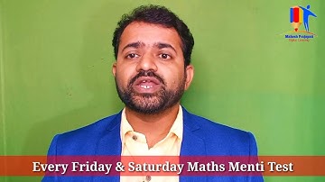 Daily LIVE Maths Classes for 9th & 10th | Weekly Menti Test | Unacademy | Mahesh Prajapati