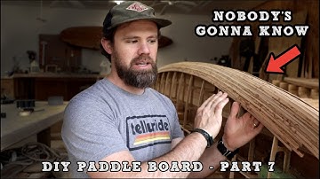 Paddle Board Build (Part 7) Shaping the Rails