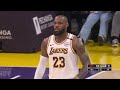 Lebron James points to fan after getting triple double #NBA
