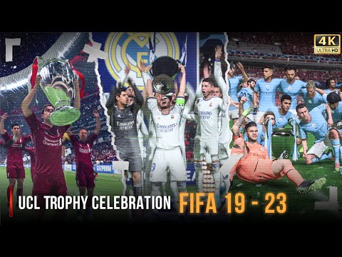 Ucl Trophy Celebration | Fifa 19 - 23 | 4K 60Fps - Youtube