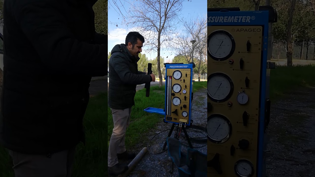 Zemin etüt Pressuremetre  cihazının kullanımı
