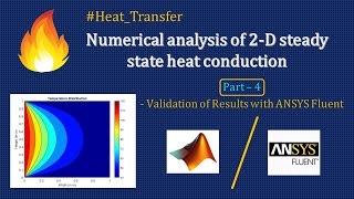 Numerical Analysis of 2D Conduction Steady state heat transfer. PART  4: Result Validation.